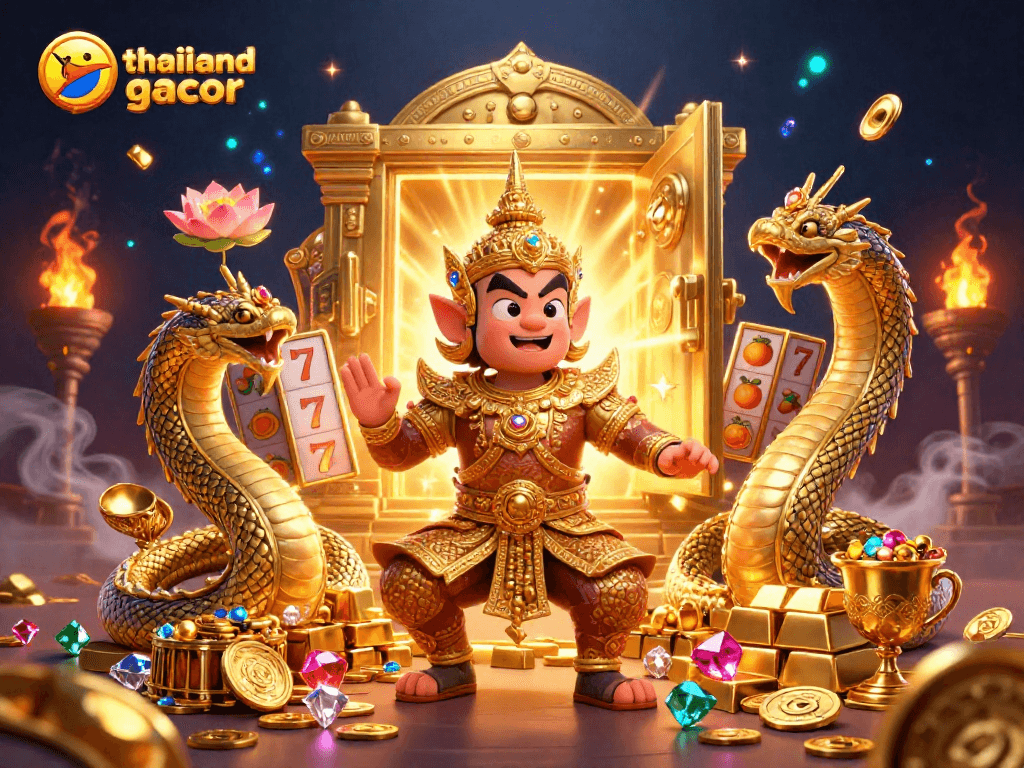 Experience the thrilling gameplay of slot thailand gacor with vibrant characters and dazzling treasures.