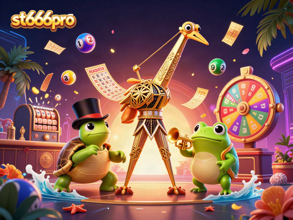 Engage with thrilling games at st666pro, featuring vibrant lottery balls, immersive animations, and a speakeasy vibe