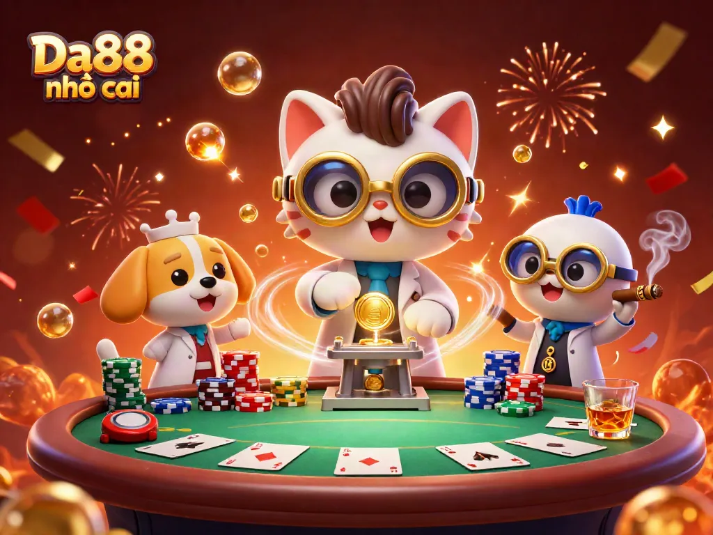 Experience the thrills of Da88 nhà cái with dynamic gaming elements and vibrant characters.