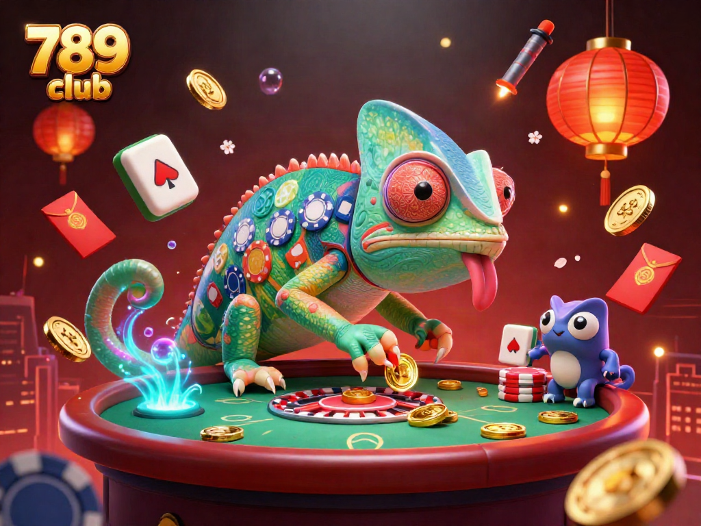 Engage in thrilling gameplay at 789 club with dynamic visuals and vibrant casino elements.